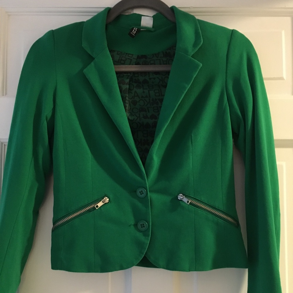 Green blazer